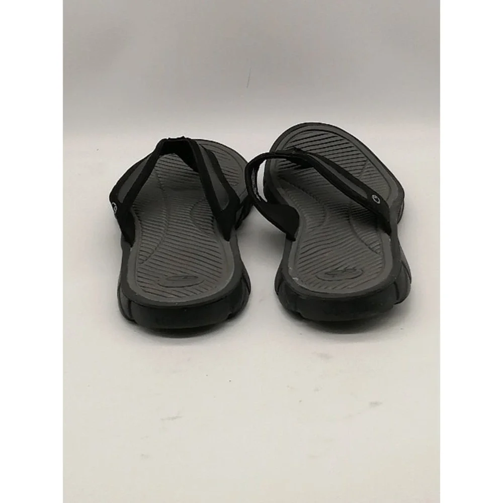 Champion Sandals Mens Black L 11/12 Sport Flip Flop Thong Shoe Beach‎ Casual